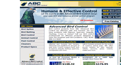 Desktop Screenshot of abcbirdcontrol.com